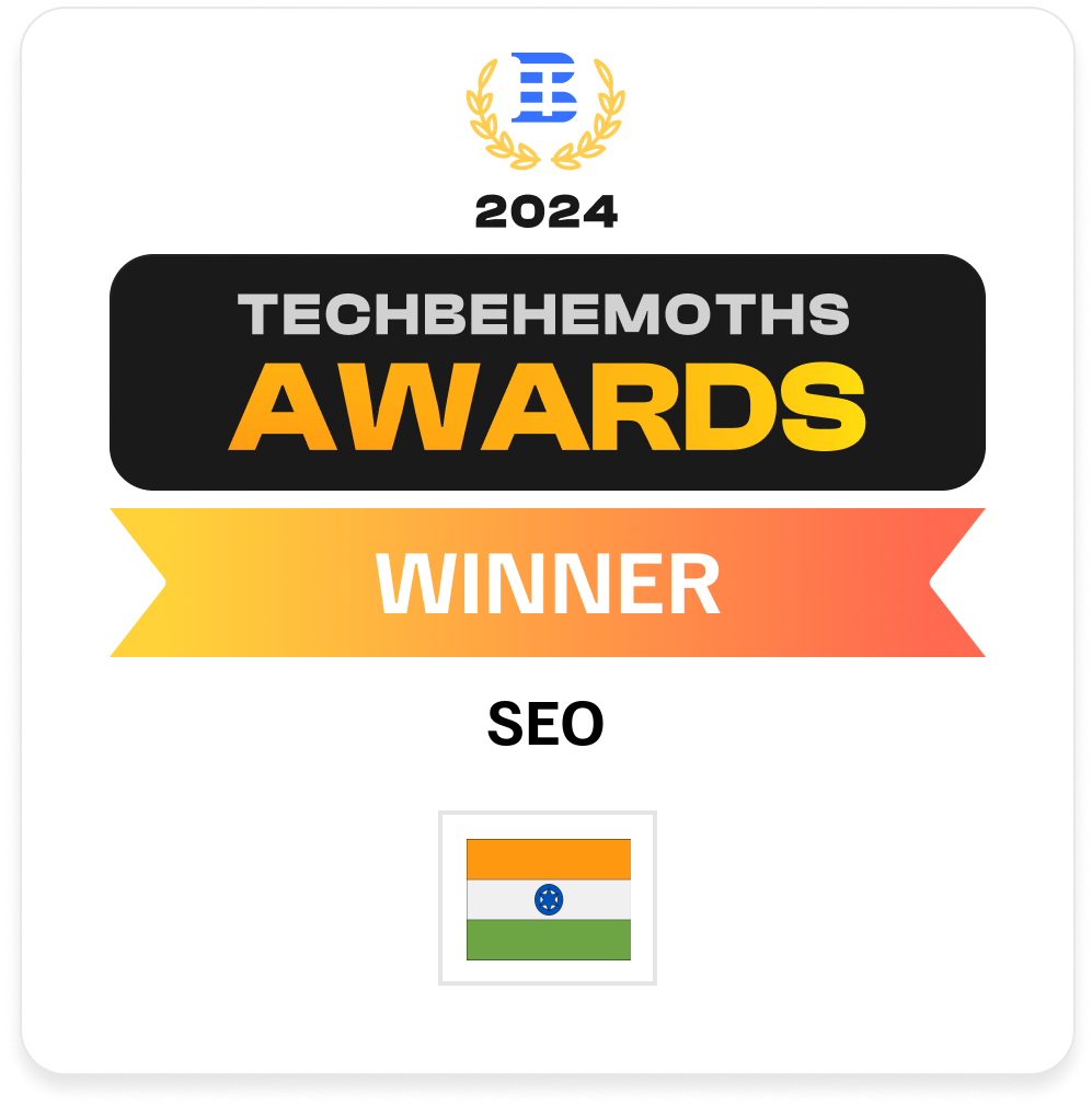 Winner — SEO — Digitly TechBehemoths award 2024